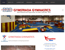 Tablet Screenshot of gymstrada.com